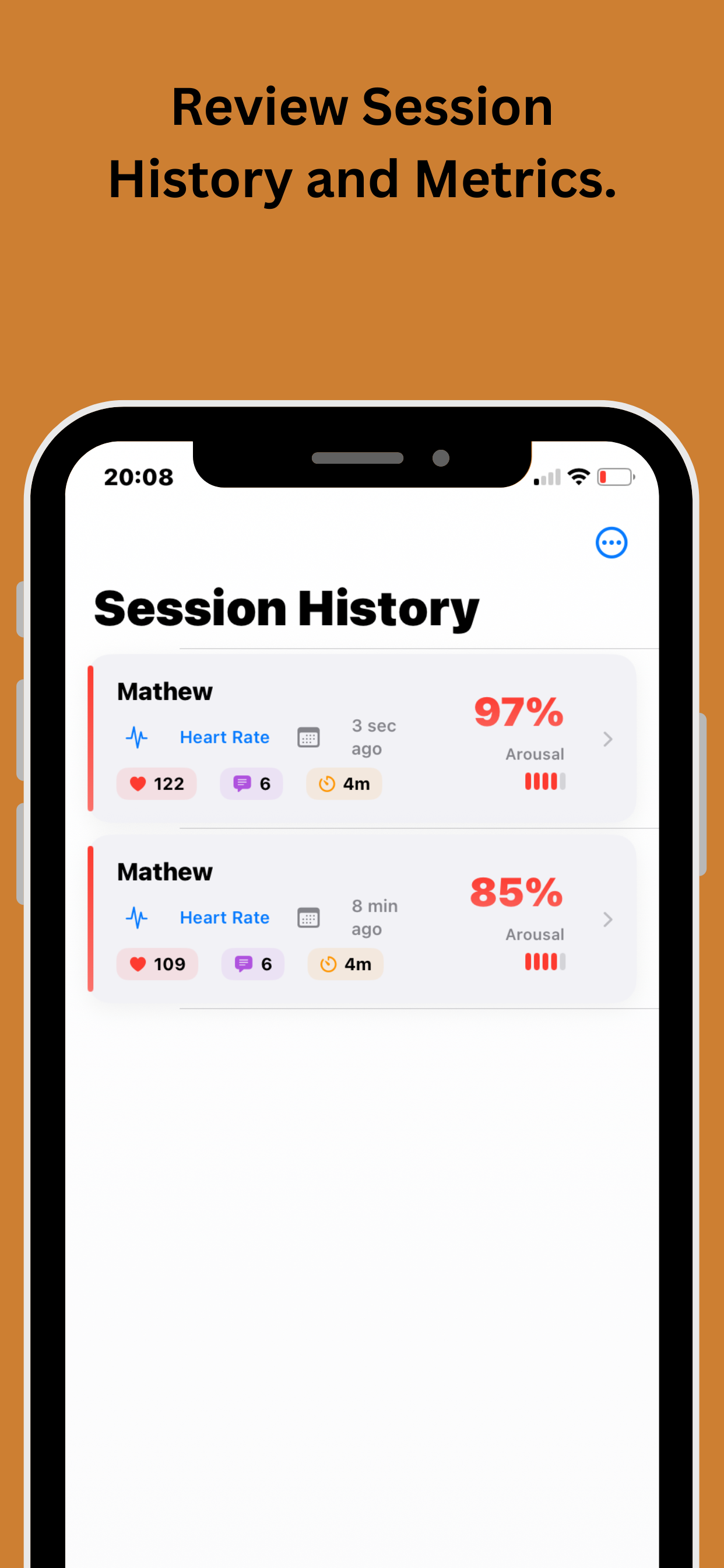 Complete test history log