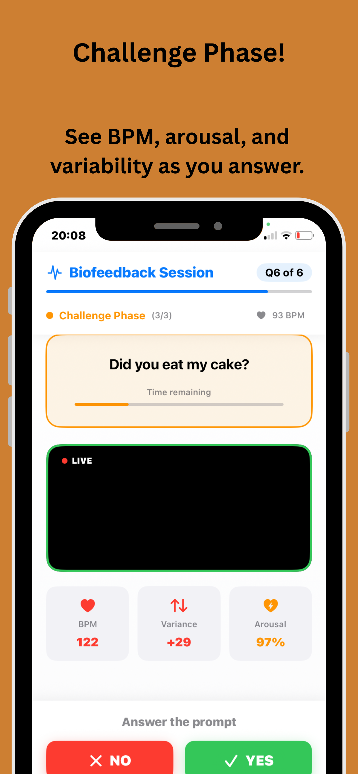 Active questioning interface