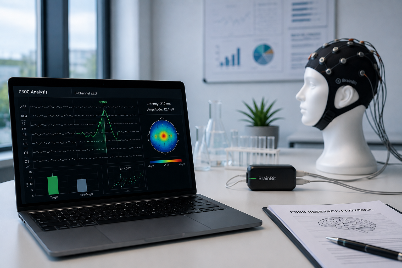 8-Channel BrainBit P300 Research Validation