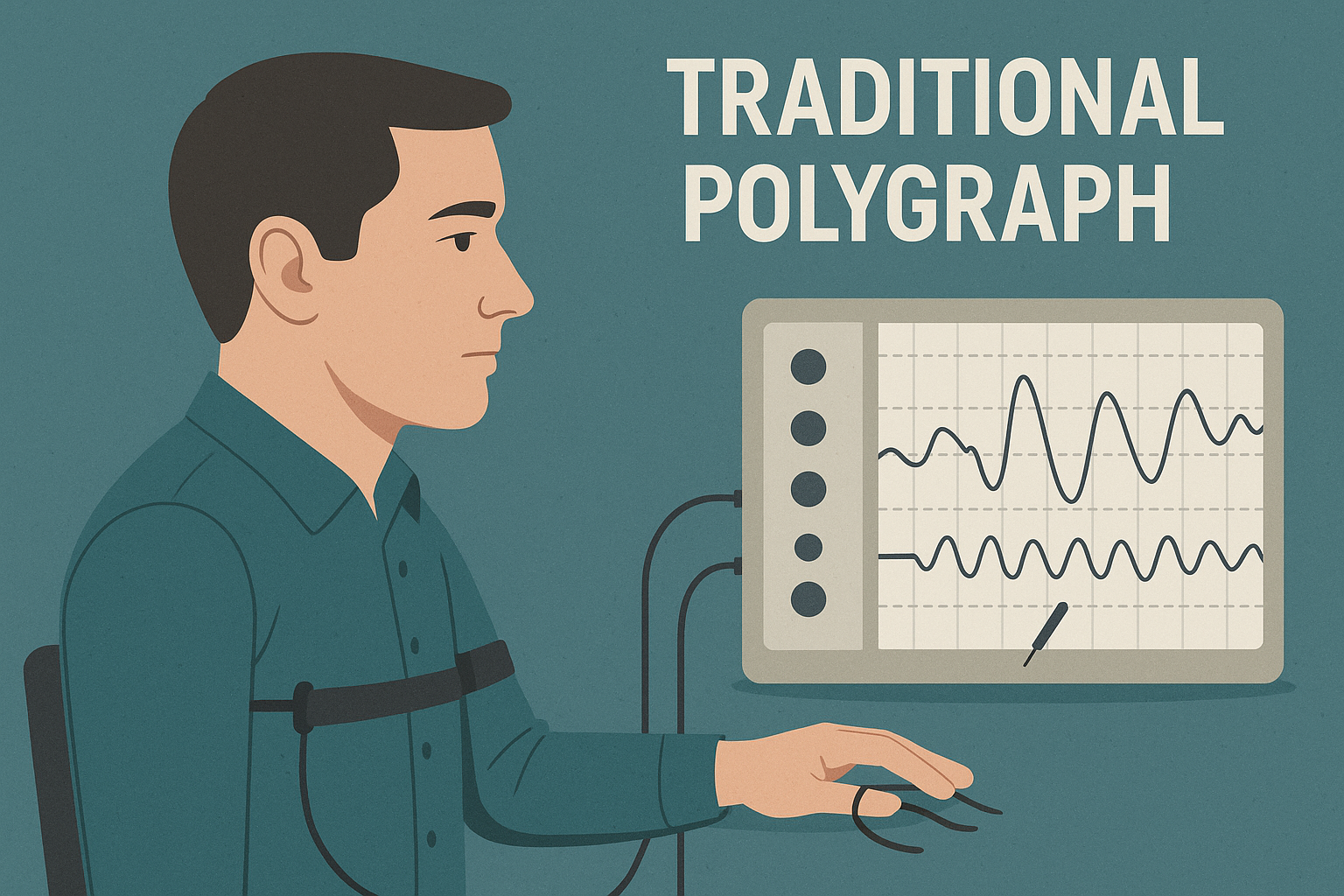 Traditional Polygraph Testing Equipment