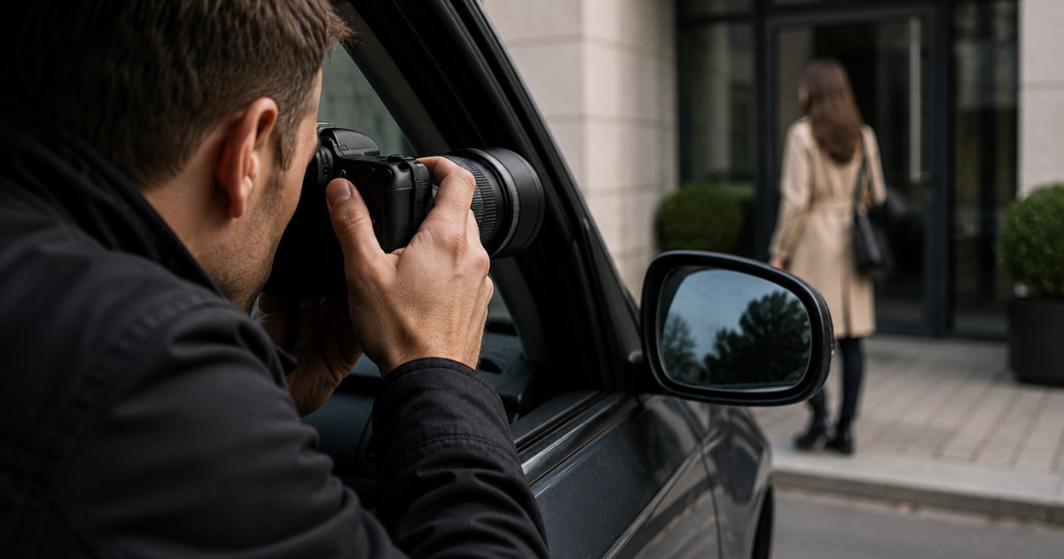 Private investigator service — discreet UK surveillance, tracing and background checks